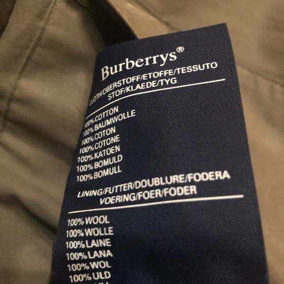 BURBERRYS Mens Brushed Cotton Jacket with wool lining. - Picture 7 of 13